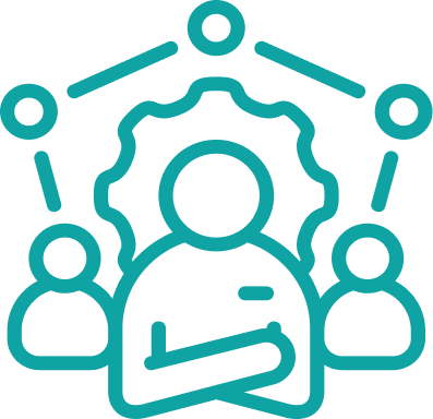 Nonprofit executive director managing team messaging